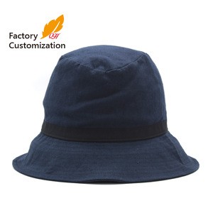 Cotton linen fabric for export adopts new design of women&#39;s fisherman&#39;s hat and bucket hat