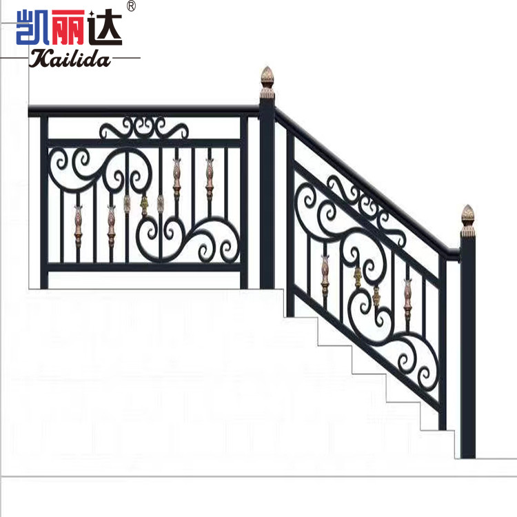 Buy Courtyard Stair Railing Handrail Decorative Balcony Fence Grill ...