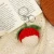 Import Creative  Crochet Woven Fruit Bag Pendant Handmade Knitted Carrot Strawberry Cherry Key Chains from China