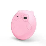 Creative intelligent portable LED light recharging handheld round small cosmetic mirror lamp
