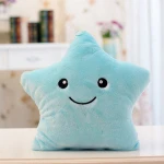 Creative Stuffed LED Lighting Star Plush Toy Cushion Pillow