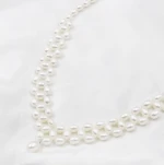 Creative western style rice pearl necklace handmade star shape 6-7 mm Pearl Necklace