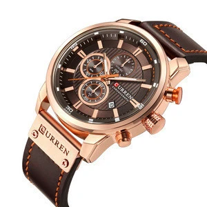 CURREN 8291 Luxury Brand Men Analog Digital Leather Sports Watches Men&#39;s Army Military Watch Man Quartz Clock Relogio Masculino