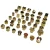 Import Custom 15mm Zamac Metal Perfume Bottle Cover Lids with Pump Sprayer Luxury Creative Metal Caps from China