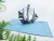 Import Custom 3D Greeting card DIY Dark Blue Ship Sailboat Pop Up Card from Vietnam