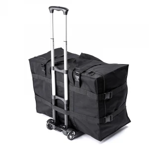 Custom Black Portable Lightweight Folding Travel Bags Leisure Waterproof Duffle Foldable Bag for Sports