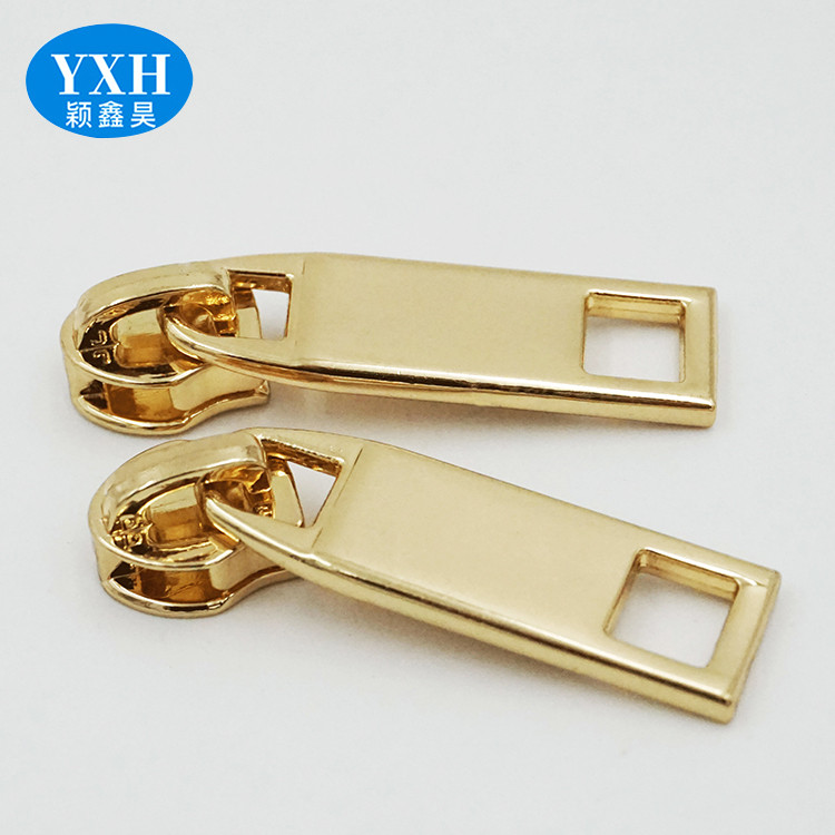 Buy Custom Blank Logo Metal Zipper Handle Bag Business Bag Zipper Head ...