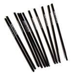 Custom brand straight pla drinking straws, single wrapped pla straw