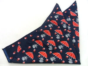 custom design high quality 100% polyester printing handkerchief