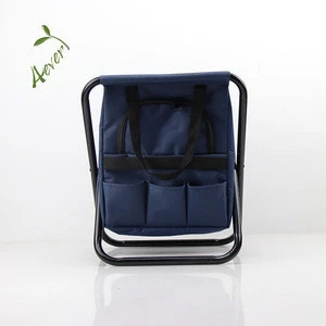 Custom Folding Fishing Beach Chair Backpack with Cooler Bag