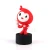Import custom logo 3D plastic rubber cartoon figure kids toy self-inking stamp from China