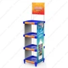 Custom LOGO Product Display Rack with plastic cosmetic display stand Exhibidores Plastico