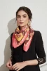 Custom-made digital print scarf Silk herringbone chiffon fabric long scarf