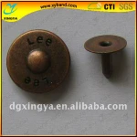 custom metal Jeans Rivet