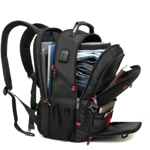 Custom Mochila Escolar Student Laptop Bags Waterproof Nylon Unisex Large Size Laptop Backpack