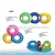 Import Custom pattern pvc inflatable donut swimming ring with handles life buoy from China