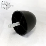 Custom plastic injection sofa legs screwed cheap silicone parts with metal for table bed chair adjustable furniture accessory