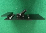 Custom Precise high end CNC aluminum profile and sheet sliding tool with stainless steel screws assembling