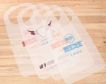 Custom Printed Logo Restaurant BBQ Adult Bib Non Woven Apron Disposable