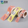 Custom printing matte laminated art paper packaging label for food