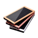 Custom Promotional New 10000mah solar charger with Real Capacity Ultra Silm solar power bank