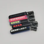 Custom Silicone Bag Garment Handbag Zipper Pullers Soft Pvc Zipper Slider Puller
