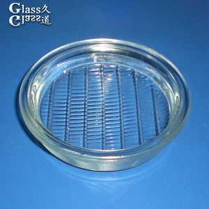 Custom tempered glass lens molded borosilicate  glass shade for led light cover
