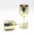 Import Custom Unbreakable Plastic Gold goblet wine glass from China