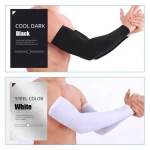 Custom Unisex Summer Outdoor Sports XL Arm Sleeves Cycling Basketball UV Running golf Volleyball compression arm sleeve