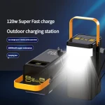Customizable powerbank 50000mAh 30000nah Power Bank with LED Lights New 60000mAh Power Station with Cable Included