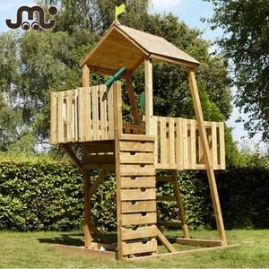 Customize personal amusement park wooden outdoor playhouse