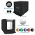 Import Customized 60cm Portable Foldable Photo Studio Box with LED Light and 6 Removable Backdrops from China