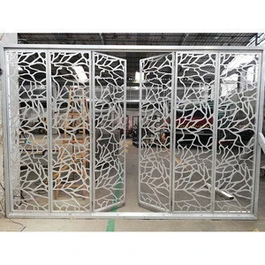 Customized design decorative CNC perforated aluminum panel