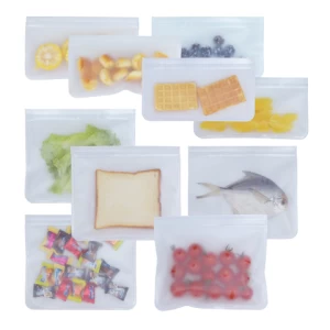 Customized high quality Food Packaging Ldpe Ziplock Reusable Zip Lock Plastic Zipper Bags
