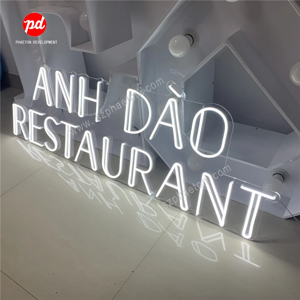Customized led neon signs, electronic neon letter signs for party supplies