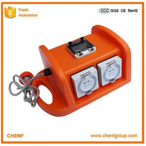 Customized Outdoor Mobile 10A outlet Electrical IP67 Portable Austrlian Power RCBO MCB Distibution Equipment for Socket box