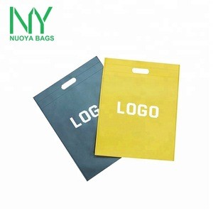 Customized printing handled eco-friendly shoe bag non woven bag