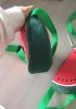 Customized Silk Screen Printed Watermelon Kids Waist Bag Unisex Green Color Pp Webbing Promotional National 2000pcs Basens Fruit
