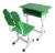 Import Customized Single Plastic High Quality Used  Student Furniture Kids Study Chair Plastic school Desk from China