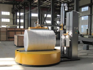 Customized stretch film wrap machine for reel roller packing