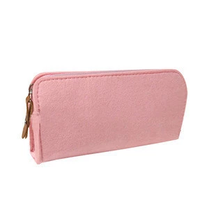 Customized wallet fashion felr stationery pouch felt pencil case for student office