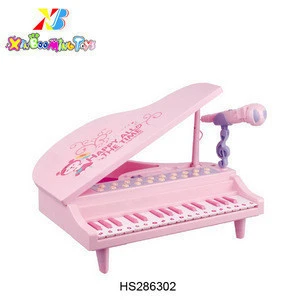 cute pink music electronic organ toys
