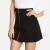 Import CY Factory wholesale girls O-ring zipper up front mini short skirt from China