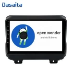 Dasaita Android 8.0 car radio for Jeep wranglerGps dvd player navigation 9 inch touch screen multimedia system camera OBD