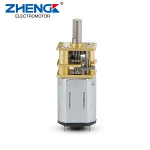 dc gear motor ZGA12FT 12mm diameter mini  motor for smart lock RATIO1/1000 6V 14RPM