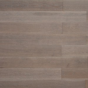 Decor Brown color Straight Pattern Brushed Surface Russian Oak Engineered Wood Flooring