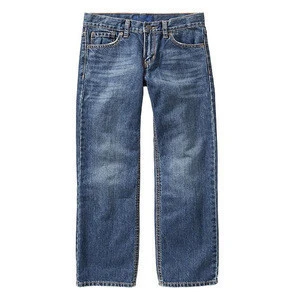 Denim, Classic Cotton yarn washable and prompt dryable High Quality Children Boys Long Stylish Pant