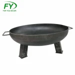 Dia80*H32.5cm Custom portable modern backyard outdoor wholesale fire bowl pit
