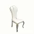 Import Dining room furniture luxury high back modern stainless steel dining chair from China