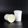 Disposable Compostable Kraft/paper soup bowl Food Container with lid